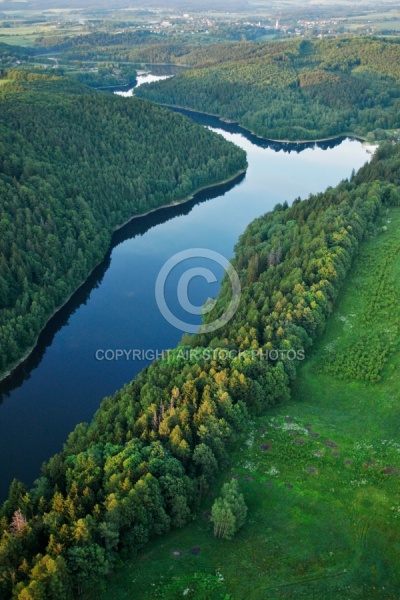 ZÅotniki LubaÅskie - Photo aÃ©rienne barrage en Pologne